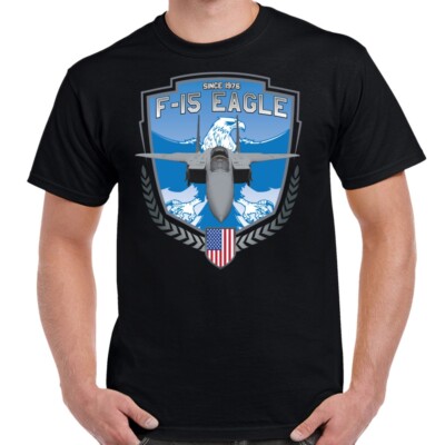 F-15 Strike Eagle In Flight Custom Men's T-Shirt