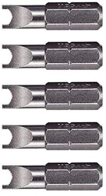 Spanner #6 Insert Bits. Professional Grade 1/4'' Hex Shank #6 Spanner 1'' Insert B