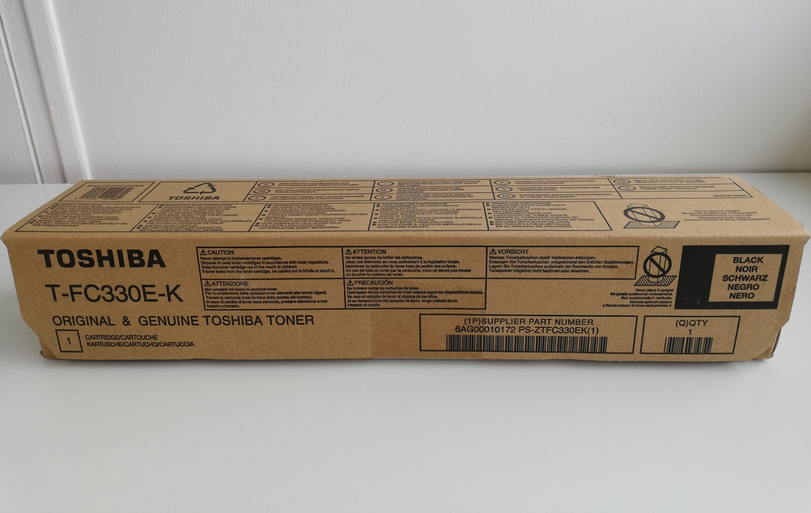 Toner Toshiba T-FC330E-K d'origine, l'excellence du noir pour e-Studio