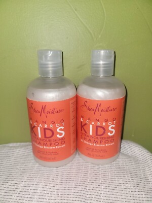 2~ Shea Moisture * MANGO CARROT * Kids Extra-Nourishing Shampoo 2 X 8fl.oz.