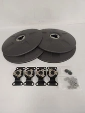 Flow Below™  Short Gray Single Spring Wheel Cover Kit - P/N  A22-74255-032