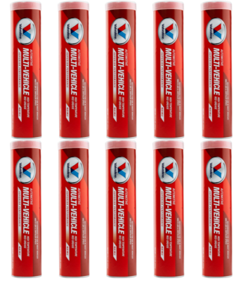 Valvoline VV615 Multi-Vehicle High Temperature Red Grease; 10 Pack