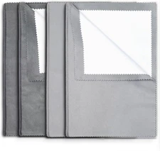 4Pcs Polishing Cloth Large Cleaning Cloths for Gold Silver and Platinum Jewelry