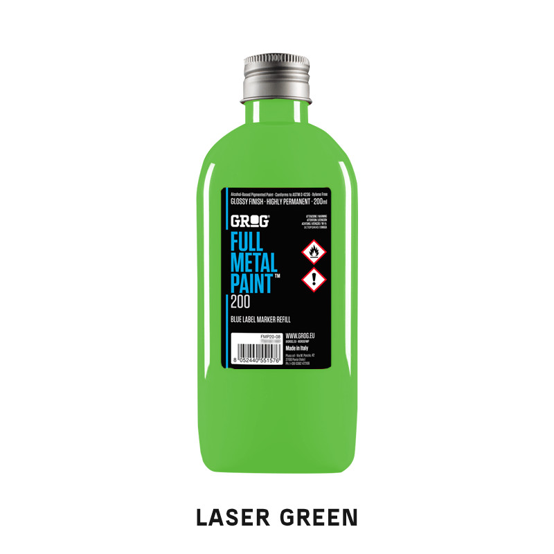 GROG Full Metal Paint Alcohol-based 200ml Paint Refill Graff