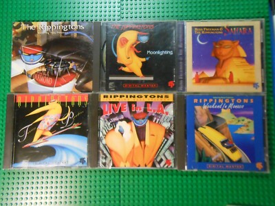 Lot of (6) Russ Freeman Rippingtons CDs Live L.A. Sahara Monaco Moonlighting EXC