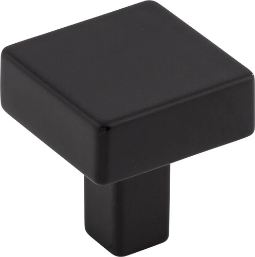 Top Knobs TK740 BLK Cabinet Channing Knob 1 1/16 Inch Flat Black - Picture 1 of 2