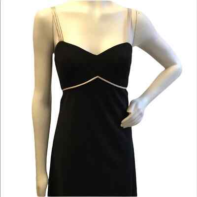 After Six Black strappy Shoulder Formal Dress Size 8