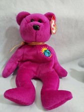 ty beanie babies collection 1999 Millenium the purple bear mint with tage
