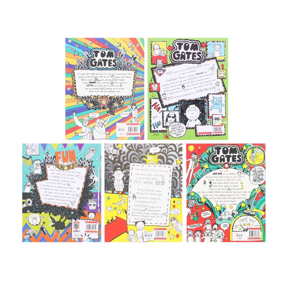 Tom Gates Series By Liz Pichon 5 Books Set (16 to 20) - Ages 7-12 - Paperback - Image 3 of 4