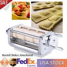 Professional Ravioli Maker Attachment for KitchenAid Stand Mixer Stainless Steel