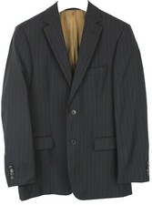 HUGO BOSS Black Label Bertolucci/Movie Blazer Men's EU 46 Wool Pinstriped