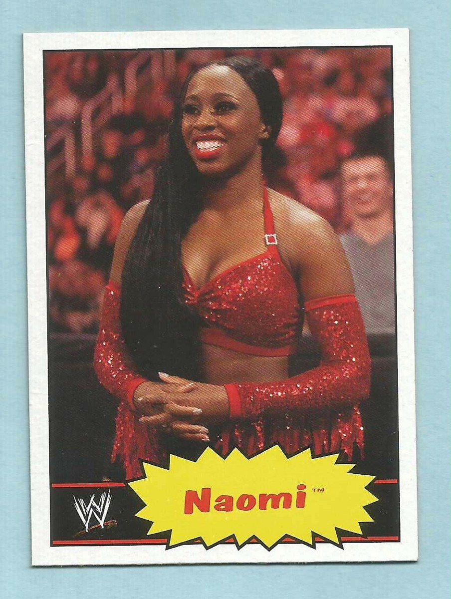 2012 Topps Heritage WWE Wrestling Naomi Diva #28 PACK FRESH! | eBay