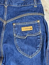P.S. Gitano Womens Vintage 28x28 High Waist Cotton Dark Denim Mom Jeans 80s 90s