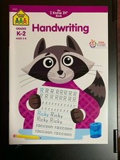 SCHOOL ZONE HANDWRITING GRADES K-2 AGES 5-8 WORKBOOK Education Kids Children FUN