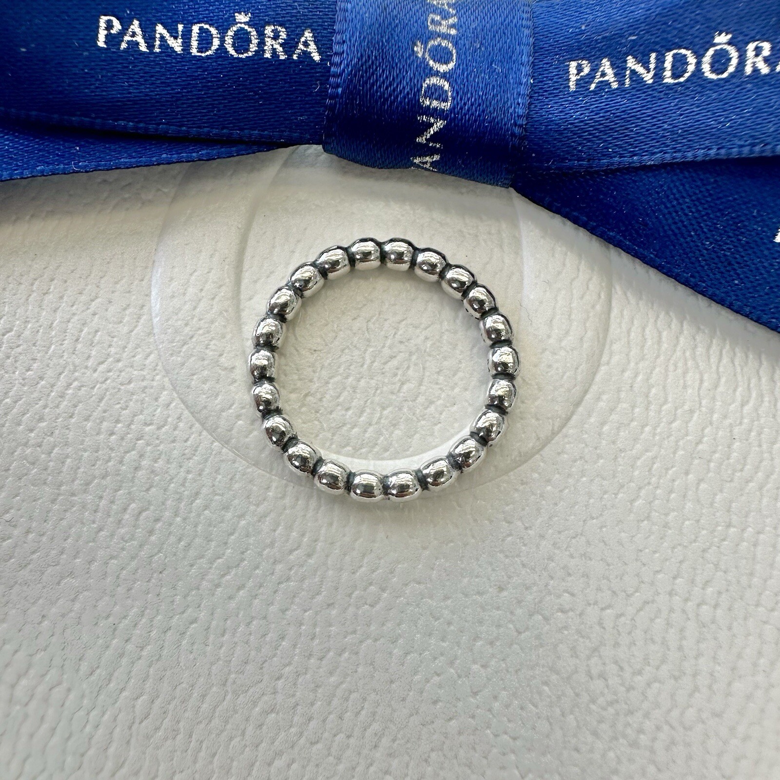 Authentic Pandora Silver Large Bubble Cloud Nine … - image 2