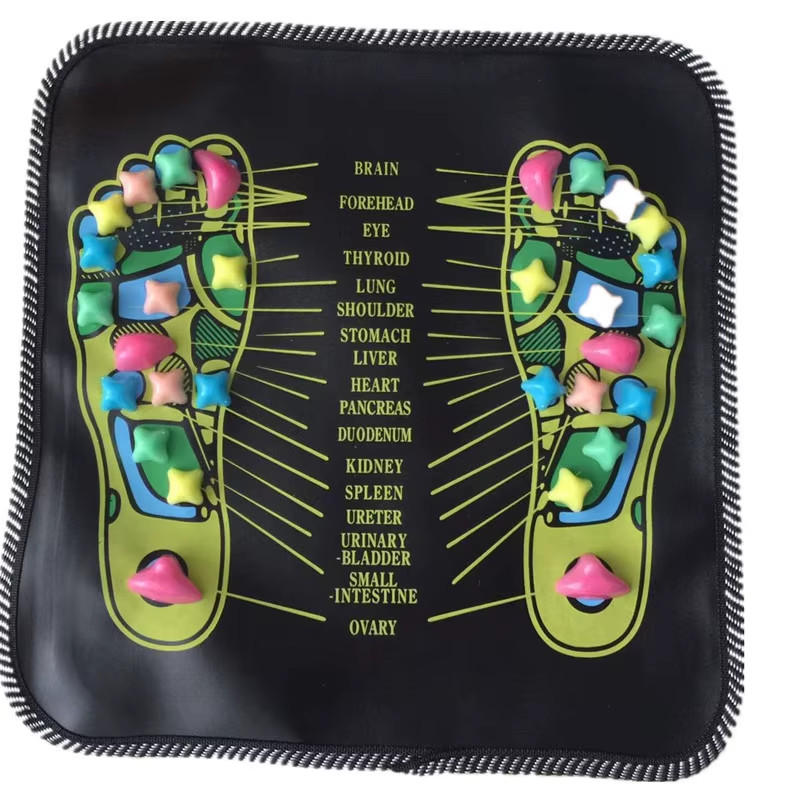 Foot Massage Mat–Reflexology Acupressure Pad for Pain Relief & Circulation Boost