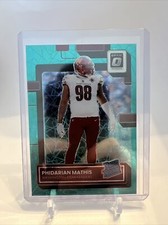2022 Phidarian Mathis Donruss Optic Green Velocity Rated Rookie # 268 Washington