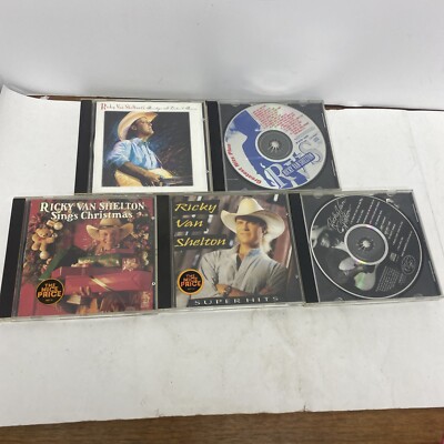 Ricky Van Shelton lot of 5 cds titles in the description