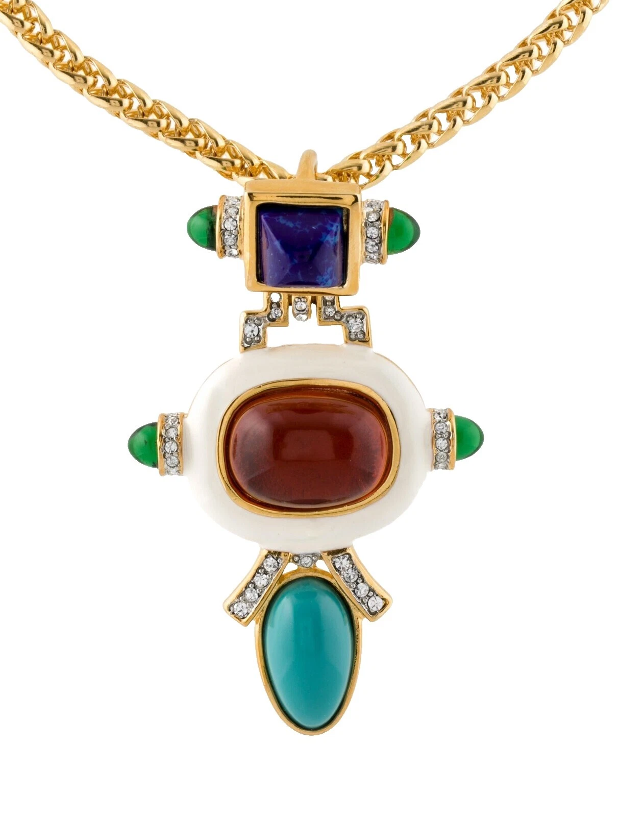 Resina Kenneth Jay Lane yellow gold plated Fashion Jewelry