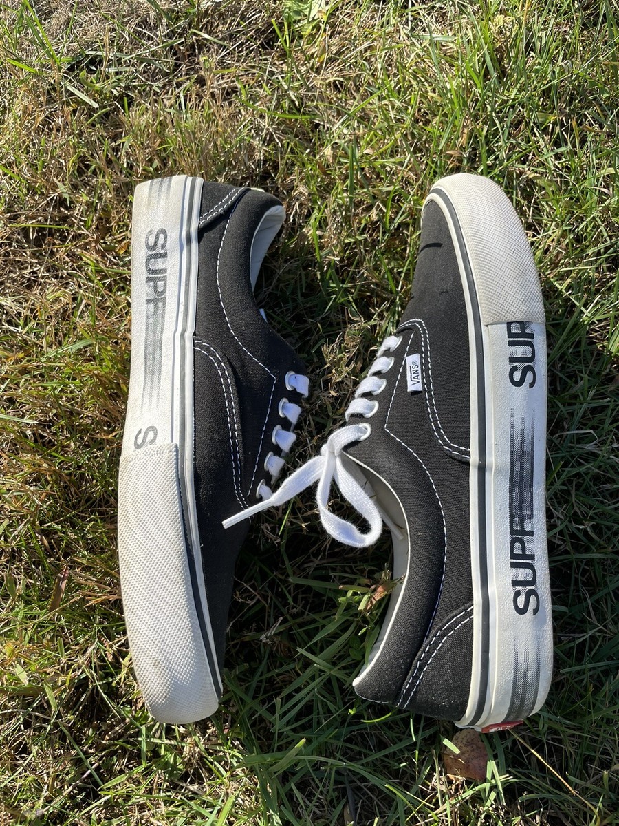 Supreme SS16 Motion Logo Vans Era Pro Black SIZE US 8 | eBay Supreme SS16 Motion Logo Vans Era Pro Black SIZE US 8 | eBay