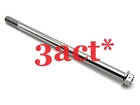 M10 x 180mm 1.25mm Pitch Titanium / Ti Flange Hex Head Bolt w/ 6 Wire Holes