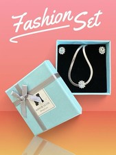 Lot Of Fashion Jewelry Sets Qty: 90  Earrings-Necklace-Pendant-Gift Box/Bag