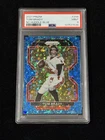 Tom Brady 2021 Panini Prizm #294 No Huddle Blue Prizm #’d/79 PSA 9 MINT