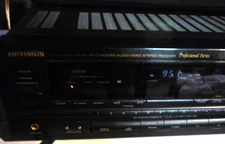 Optimus STAV-3350 Professional Series A/V Stereo Receiver w/4 speakers