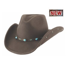 Bullhide Kids Felt Hats Omaha Cowboy Chocolate Hat