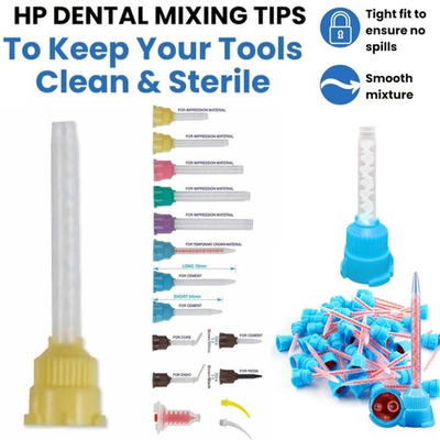 #ad Dental Mixing Tips for Impression Material Camp;B Cements 100 PK $15.59