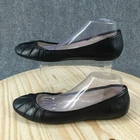 Nine West Blustery Shoes Womens 11M Ballet Flat Slip On Casual Leather Black NEW