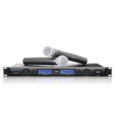 Technical Pro wm1302 Professional UHF Dual Wireless Microphone System
