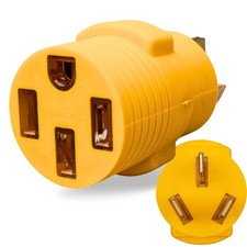 NEMA 10-50P to 14-50R Adapter 50A for 3-Prong Stove to 4-Prong EV Charger