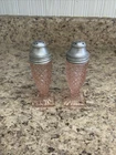Vintage Anchor Hocking Pink Miss America Depression Glass Salt & Pepper Shakers