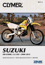 Suzuki DR-Z400E, S & SM Manuale Moto (2000-2012) Manuale di servizio Riparazione