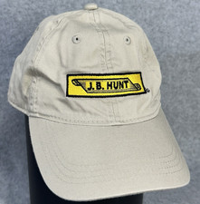 Jb Hunt Baseball Cap Trucking Beige Adjustabl...