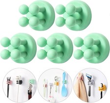 ZEZHOU 5Pcs Silicone Toothbrush Holders - Multi-Function Razor Holder Waterproof