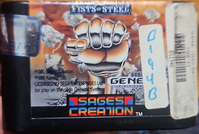 Sage's Creation Ka-Ge-Ki: Fists of Steel Sega Genesis Game Cartridge 1990