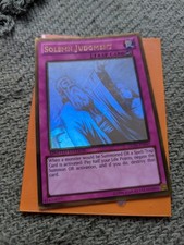Yu-Gi-Oh TCG Solemn Judgment Gold Ghost Rare Card GLD5-EN045 Limited Edition