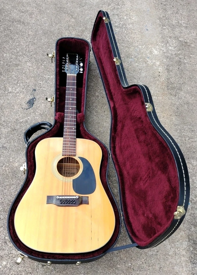 Crestwood 12 String Acoustic Guitar w/HSC! -LL - Image 2 of 4
