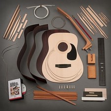 StewMac DIY Dreadnought Acoustic Guitar Kit with Bolt-on Neck, Sitka Top,...