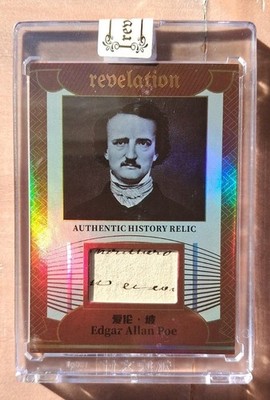 Eternal Cuts Revelation Edgar Allan Poe Handwritten Relic 31/99