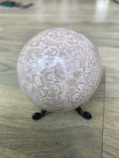 Fossilised Coral Sphere 64.15mm / 2.5 Inches Healing Crystal Stone
