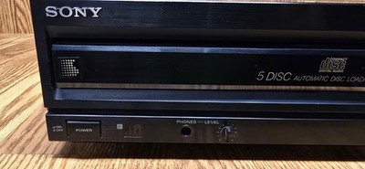 Vintage 1989 Sony 5 Disc Carousel Changer CDP-C500 Made In Japan