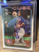 2024 Topps Series 1 - Daniel Palencia Auto #178 (RC) Chicago Cubs
