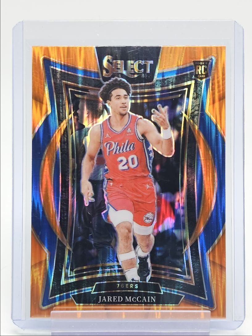 JARED MCCAIN 2024-25 SELECT CONCOURSE ROOKIE ORANGE FLASH RC Q5722