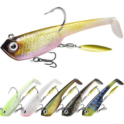 Fishing Lure Artificial Bait Fish Fishing Set Pike Zander Trout Bait Swimbait...