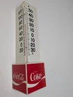 Vintage Coca-Cola Wall Thermometer Made in USA Advertising Sign