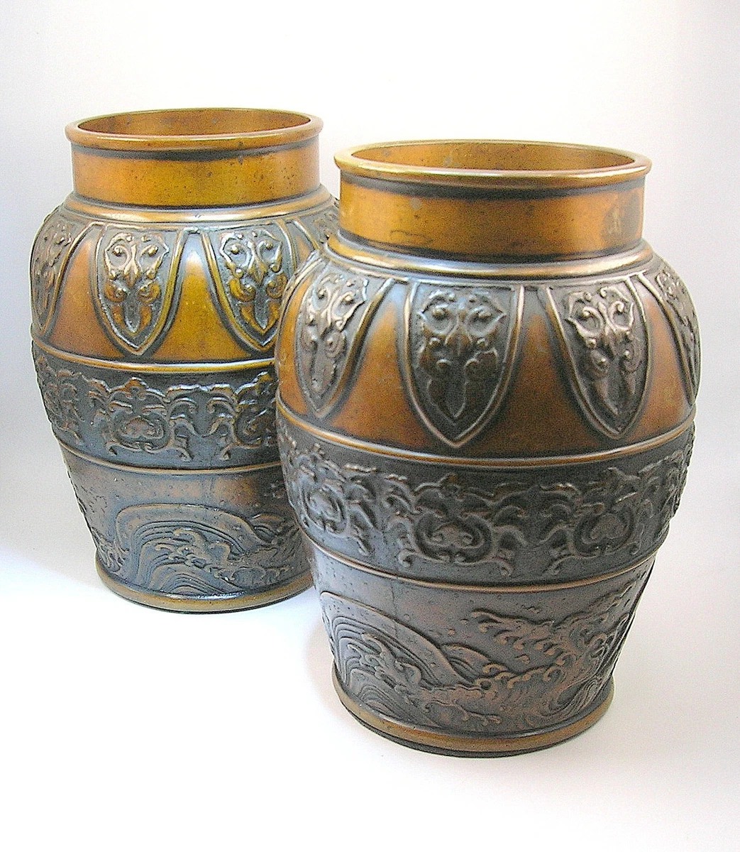 アンティーク12支模様 火鍋 古銅 Bronze 1900-1940 Antique Chinese Vases for sale | eBay