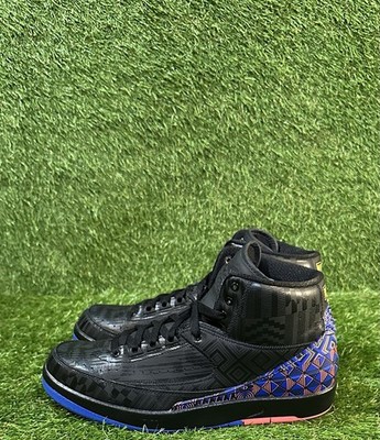 2019 Nike Air Jordan 2 Retro BHM Black History Month BQ7618-007 Sz